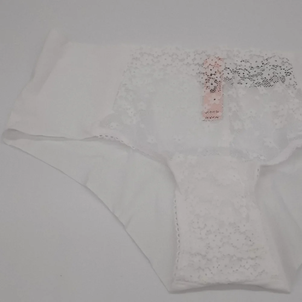 Victoria's Secret Sexy Illusions No-Show Lace Cheeky Panty White - Picture 4 of 9